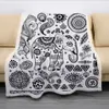 Bohemia 3D Printed Fleece Blanket for Beds Thick Quilt Fashion Bedspread Sherpa Throw Blanket Adults Kids