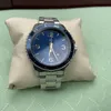 Montres-bracelets 2021 Vente de luxe BR Trois aiguilles Calendrier en acier inoxydable Bleu Face Quartz Watch224f