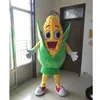 Halloween Lovely Corn Mascot Costume Högkvalitativ Anpassa Cartoon Food Plush Anime Temakaraktär Vuxenstorlek Jul Carnival226T