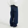 IEFB Men's Wear Spring Korean Fashion Loose Show Thin Mid Waist Wide Leg Straight Jeans Straight Denim Trousers 9Y5229 210622