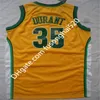 1996 Мужская спортивная одежда Gary 20 Payton Jersey Vintage Shawn 40 Kemp Kevin 35 Durant Желто-зеленые спортивные рубашки Ray 34 Allen Jersey Stitched