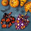 Chien Vêtements Pet Halloween Triangle Écharpe Chat Crâne Salive Serviette Coton Écharpes Bavoir Toilettage Accessoires Collier Décorations