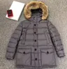 Herren-Daunenparkas, Herren-Daunenpufferjacke, S-3XL, Cluny-Fellkapuze, Designer-Mantel, Nylon-Parka mit Druckknopftaschen