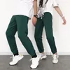 الرجال بانت الركائز عارضة السراويل الكلاسيكية مرونة الخصر الهيب هوب للجنسين الأزياء sweatpants المشارب انقطاع قلم عداء ببطء الآسيوية حجم S-2XL 10Color