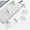Universal transparente anillo de dedo teléfono móvil Smartphone soporte para iPhone 12 Xiaomi Samsung teléfono inteligente soporte de montaje para coche