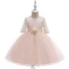 2021 Navidad DrBeading Formal elegante vestido de boda PrincDresses flor noche fiesta infantil para niñas ropa para niños X0803