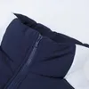 Damskie Parkas B-coto American Navy Blue Sching Krótka kurtka chlebowa Kobieta zima 2022 Moda