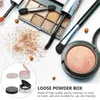 Aufbewahrungsflaschen, Gläser, 2 Stück, tragbar, leerer loser Pulverbehälter, Make-up-Box für Zuhause und Reisen