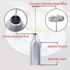 Electric Handheld Stainless Steel Coffee Milk Frother Foamer Drink Electric Whisk Mixer Battery Operated Kitchen Egg Beater Stirrer DAP301