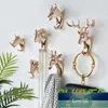 Nowe haczyki w kształcie zwierzęcia jelenie jelenie rhino Horse Giraffe Elephant Head Wieszak ścienny Płaszcz Do Hat Hook Stojak Uchwyt Home Decor