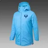 Mens Hellas Verona F.C. Down Winter Outdoor leisure sports coat Outerwear Parkas Team emblems customized