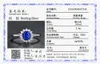 С сертификатом Princess Cut 3.2CT создал синий сапфировый кольцо Оригинал 925 серебряных подвесок Объединение Ювелирные кольца для женщин