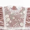 Autumn cute baby girls velvet mesh princess dresses 1-6 years girl fashion party dress 210508