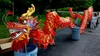 Tamaño clásico 5 # 7m Seda Dragón chino Dance 6 Niños Mascot Folk Mascot Cultura especial Fiesta de vacaciones Año Nuevo DA311N