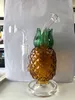 Nargile ananas bongs duman boru dab teçhizatlar su bong sigara borular tasarımı 7.8 inç yükseklik 14.4mm quartz banger veya slayt kasesi ile eklem