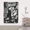 Hannya japonês tatuagem cartaz bandeira bandeira decoração de casa pendurando bandeira 4 gromments em cantos 3 * 5FT 96 * 144cm Pintura da arte da parede impressão pôsteres