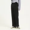 IEFB / men's wear spring solid color slim casual suit pants for male all-match simple trousers with pockets 9Y3020 210524