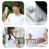 Opvouwbare Draagbare Elektrische Fan Desktop Mini USB Opladen Pocket Haning Neck Handheld Fan Home Outdoor Reizen 3000 MAH Batterij Power Bank