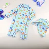 en Kid's Baby Kleine Zonbescherming Badmode Sneldrogend uit één stuk Kinderen Groot badpak Suit Surfing Surfing Sunshade Medium