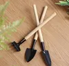 Mini-Grabanzüge, Gartenwerkzeug-Set, Rechen, Schaufel-Set, Balkon, Holzgriff, Schaufel, Rechen, Harz, Pilz, gebogen, köstlich, Sprühflasche, Pinzette für Sukkulenten