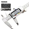 Digital Caliper 6 "150mm LCD Messschieber paquimetro measuring instrument Vernier Calipers Measuring Tool Stainless Steel 210922