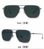 Maui Gem Men Polarised Solglasögon Sun Glass Metal Square Form Sun Glass 2021 Lastt Men Polarized Sunglass276Z3620317