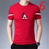 T-shirt in cotone da uomo a maniche corte tendenza estate versione coreana di bei vestiti giovani mezza manica sottile 210420