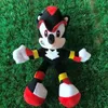 28cm 6 stil anime tema Sonic the Hedgehog Sonic Tails Knuckles Echidna Fyllda djur plysch leksaker gåva