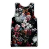 PLstar Cosmos Flower summer vest Fashion Male/Female Tank tops painting Floral 3D Printed streetwear Casual sleeveless 210623