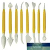 8Pcs Plastic Clay Sculpting Set Wax Carving Pottery Tools Sculpture Polymer Modeling Handicraft