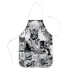 Cloocl Cartoon Anime Kitchen Apron 3D Tryckt min hjälte Academia Midoriya Izuku Polyester midja Bakning Förkläde Förkläde hemrengöring till4928373