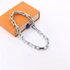Damen Halskette Hochwertige Unisex-Ketten Bambus Blau und Silber Dame Einfache Mode Halsketten Persönlichkeit Erste Wahl Für Party308f