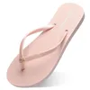 2021 Sommar Flip Flops Kvinnor Flat med Seaside Glazed Blue Beach Slippers Non-Slip Sand Grå Guld Vit Utrikeshandel Fem