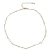 Duoying Oem Collier De Perles Nuovo design Donna Collana di perle naturali placcate in oro