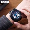 SKMEI Outdoor Sport Watch Men Digial Watches Military 5Bar Waterproof Luminous Dual Display Wristwatch montre homme 1514 X0524