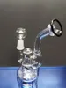 Rigação de óleo Dabs Bongos Mini Pocket Police Bong Bong Bong 10mm Domem da unha Mini plataformas de óleo Burner Oil Burner Vidro Sesthop