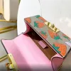 2022 Fashion Women Strawberry Printing Shoulder Bags Gold Chain Crossbody Bag Fashion L￤der handv￤skor Kvinnlig Designer Purs234T