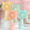 Rechargeable Mini Fan Hand Held Party Favor 1200mAh USB Office Outdoor Household Desktop Pocket Portable Travel Electrical Appliances Air Cooler JY0548