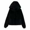 Vinter Faux Fur Coat Kvinnor Hooded Teddy Coat Långärmad Tjock Varm Jacka Streetwear Vinter Kvinnor 210521