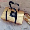 베이비 샤워 생일 파티 용품 황금 선물 상자 포장 년 2021 휴대용 상자 Cajas De Carton Moon Cake Wrap