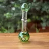 High Quality Colored Glass pipes Mini Smoke Handle Oil Burner Water Pipe Bong Accessories Mix Wholesale