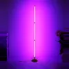 LED Corner Floor Lamp Wifi RGB Achtergrond Atmosferen Light Living Permanent Lighting voor compatibel met Alexa Google Assistant