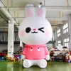 Promotion inflatable mascot cartoon character animal colorful fox and rabbit customized lifelike advertising7585712