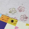 Hollow Out Paper Clip filing Flower Shape Metal Bookmark Clips DIY Hand Account Gift Accessories School Bookmarks Filing Supplies BH5530 WLY