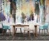 Wallpapers Abstract Painting Euroepan Wall Mural Canvas Contact Paper 3d Wallpaper Home Decor Luxury Makeup Backdrop