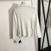 Sexy High Neck Bottomed Sweater Triangle Label Designer Sweaters Autumn Winter Bottoming Pullover With Tags