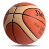 Pallone da basket professionale Formato ufficiale 7/6/5 PU Basketbol sportivo da allenamento per uomo all'aperto di alta qualità 220210