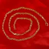 Chaîne épaisse, 60 cm de long et 4 mm de large, collier éthiopien, or 22 carats, collier épais africain érythréen et cubain Q0809