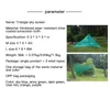 Anti-UV Waterproof Shade Sail Shelter Triangle Sunshade Protection 98% UV Block Garden Terrace Canopy Pool Shade Cloth Y0706
