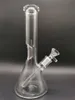 14mm Female Medium Hookahs Glass Dab Rig Water Bongs with 6 Inch Thick Straight Mini Oil Rigs Beaker Recycler Bong for Smoking